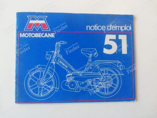 Gebrauchsanweisung - MOTOBECANE MBK 51 - 0