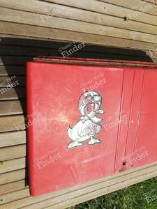 Trunk door 2CV4 red - CITROËN 2CV - thumb-2