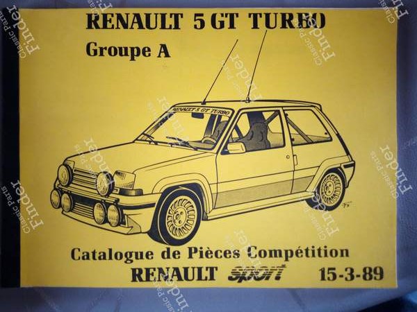 Kataloge Wettkampf - RENAULT 5 (Supercinq) / Express / Rapid (R5) - 1