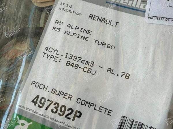 Dichtungssatz – Alpine-Ausführung - RENAULT 5 / 7 (R5 / Siete) - 497392P- 1