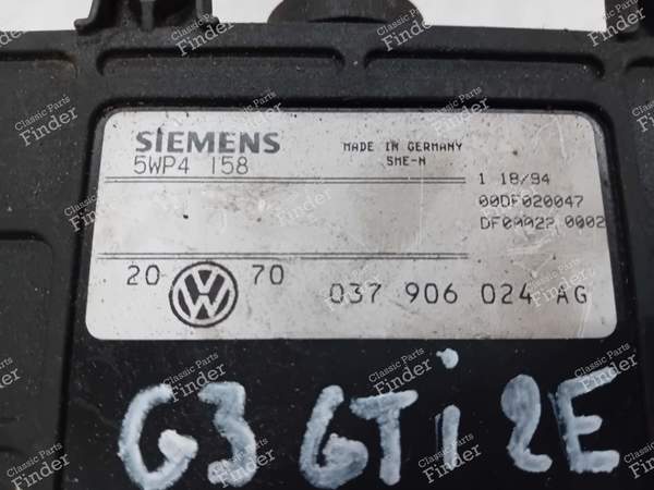 Calculateur GTI 2E - VOLKSWAGEN (VW) Golf III / Vento / Jetta - 5WP4158 / 037906024AG- 1