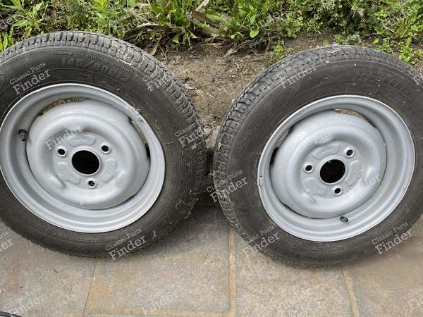 Hinterachse + Räder - FORD Taunus 12M (P6) - 4