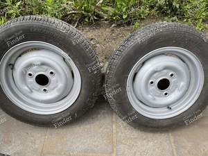 Hinterachse + Räder - FORD Taunus 12M (P6) - thumb-4