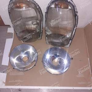Mercedes headlight lenses - MERCEDES BENZ W108 / W109 - 1305630022- thumb-2