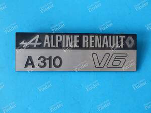 Nameplate - V6 Version - ALPINE A310 - thumb-0