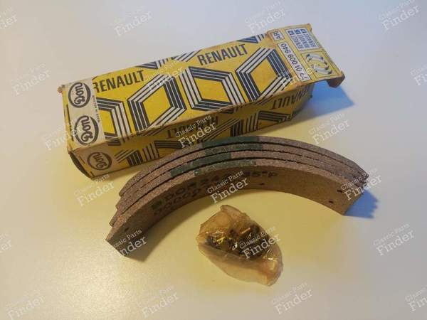 Set of rear brake linings - RENAULT 12 / Virage (R12) - 7701009940- 0