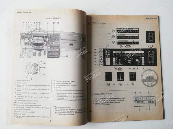 Manuel de réparation - 'Electronic' - RENAULT 21 (R21) - 7711074155- 3