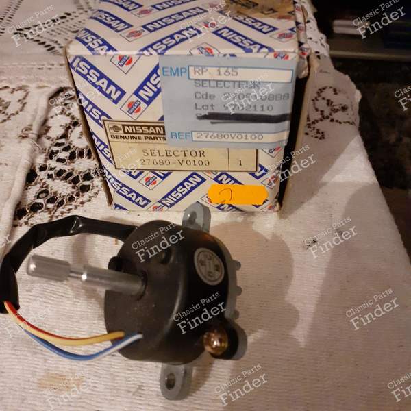 Sélecteur de commande de chauffage - NISSAN Sunny / Cherry (N13) - 27680V0100- 0
