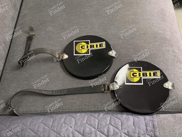 Black metal Cibié covers for 'Oscars'. - ALPINE A110 - 0