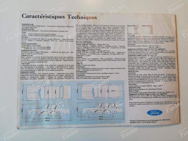Brochure commerciale - FORD Cortina - 304944/CE211/678/30MFRUK2- 8