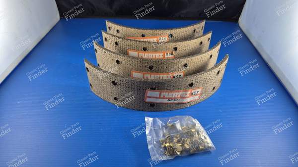 Set of 4 rear brake shoe linings - RENAULT 14 (R14) - 520705- 2
