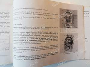 Instructions for use - MERCEDES BENZ W111 / W112 (Heckflosse) - 6440- thumb-8