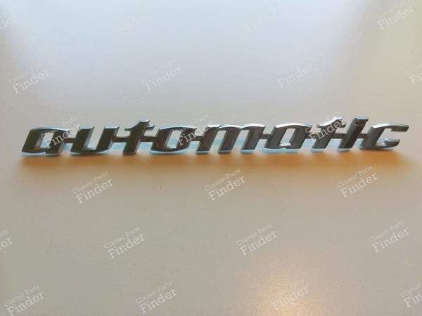 Automatic' trunk sign - VOLKSWAGEN (VW) 1500 / 1600 (Typ 3) - 083111003- 0
