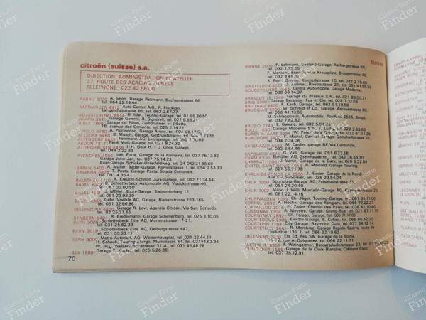 Citroën France & Europe network brochure - 1973 - CITROËN DS / ID - 8.73- 7