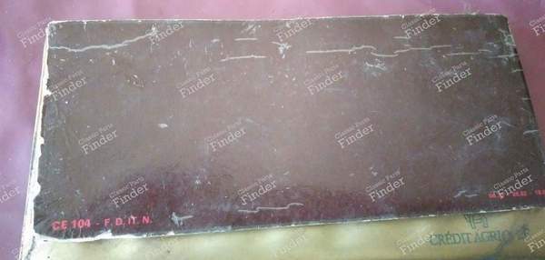 Maintenance booklet for Peugeot 104 - PEUGEOT 104 / 104 Z - NE 104 / 84.60-19.30- 2