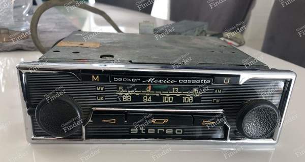 Radio Becker Mexico Cassette & Amplifier - MERCEDES BENZ /8 (W114 / W115) - M100162- 0