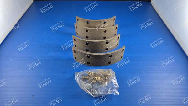 Set of 4 front brake shoe linings - RENAULT Estafette / Hi-boy / Petit-Panel - 520225- 2