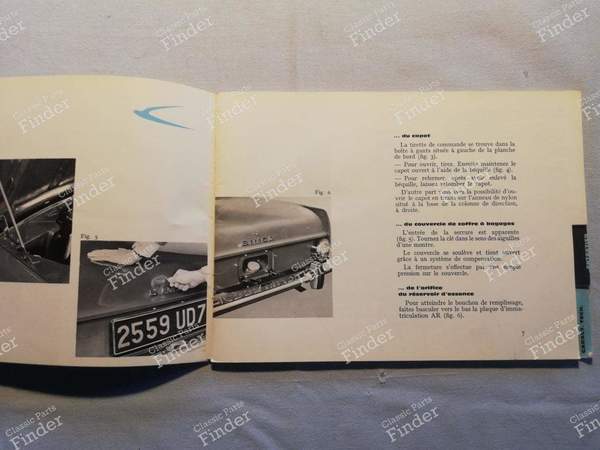 On-board manual - SIMCA 1300 / 1500 / 1301 / 1501 - 5.350.054 / 522.835- 2