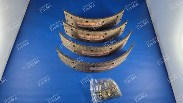 Set of 4 rear brake shoe linings - RENAULT 14 (R14) - 520705- 3