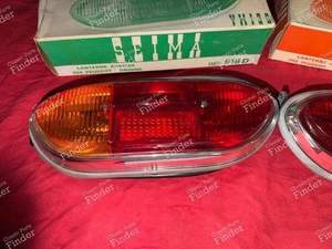 Pair of Complete Taillights - 1st Generation - PEUGEOT 204 - 616D / 616G- thumb-2