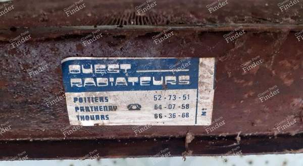 Radiator for Renault 4 and 6 - RENAULT 6 (R6) - 1