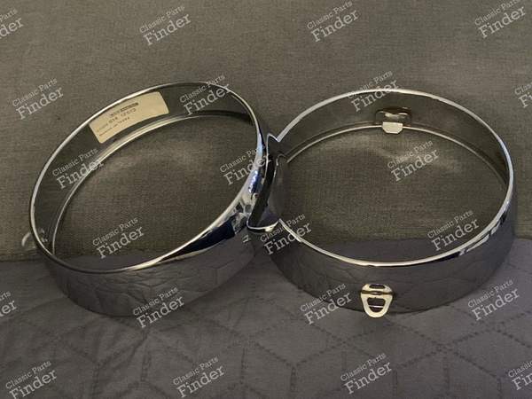 Chrome bezels for ball headlights - ALPINE A110 - 0