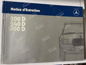 Notice d'utilisation modèles diesel pour MERCEDES BENZ W123