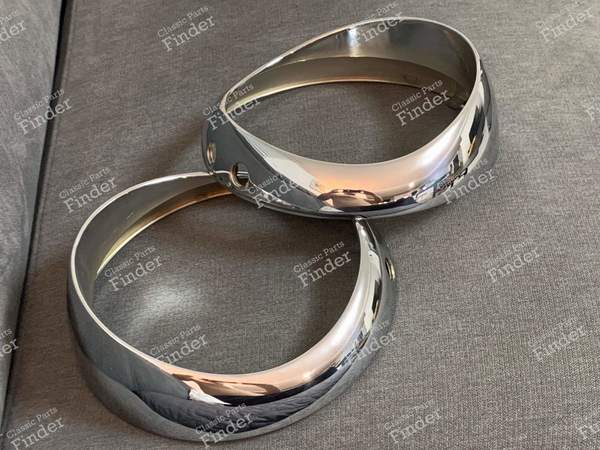 Chrome headlight bezels with visors - CITROËN DS / ID - 1066- 1