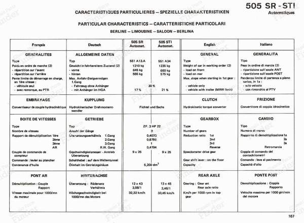 Automatikgetriebe - PEUGEOT 504 Coupé / Cabriolet - 6