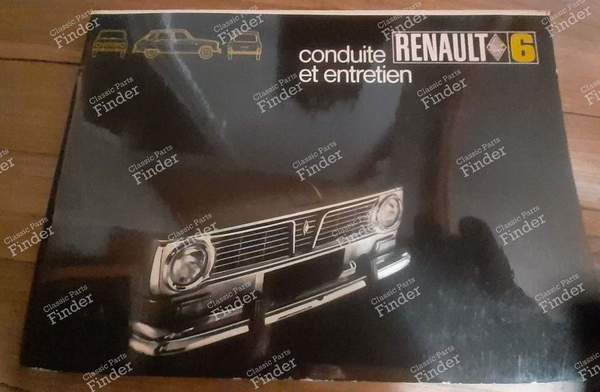 Maintenance and Owner's Manual for R6 Phase 1 - RENAULT 6 (R6) - NE185- 0