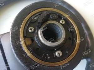 Black leather steering wheel - PORSCHE 924 - thumb-5