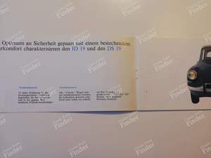 Rare DS/ID 19 sales brochure - CITROËN DS / ID - AC 10067.8.62- thumb-2