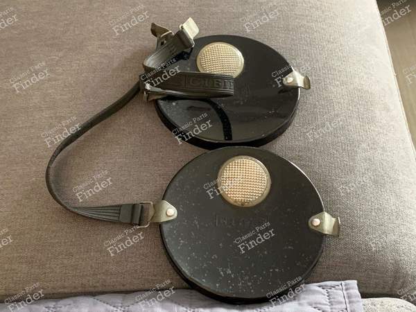 Black metal Cibié covers for 'Oscars'. - ALPINE A110 - 2