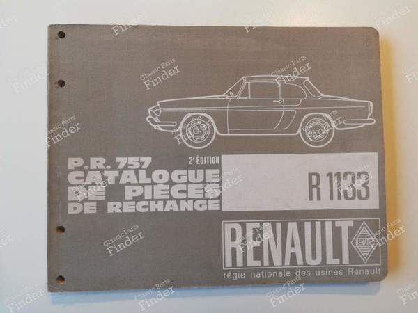 Workshop manual P.R.757 - RENAULT Floride / Caravelle - 757577202- 0
