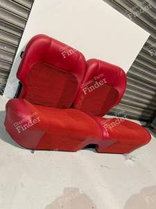 Original rote Innensitze - Kompletter Satz - FORD Capri - thumb-1