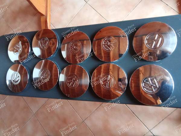 Verchromte Radzierblenden - VOLKSWAGEN (VW) Golf I / Rabbit / Caddy / Jetta - 0