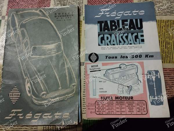 Owner's and Maintenance Manual - RENAULT Frégate - N.E. 632- 0