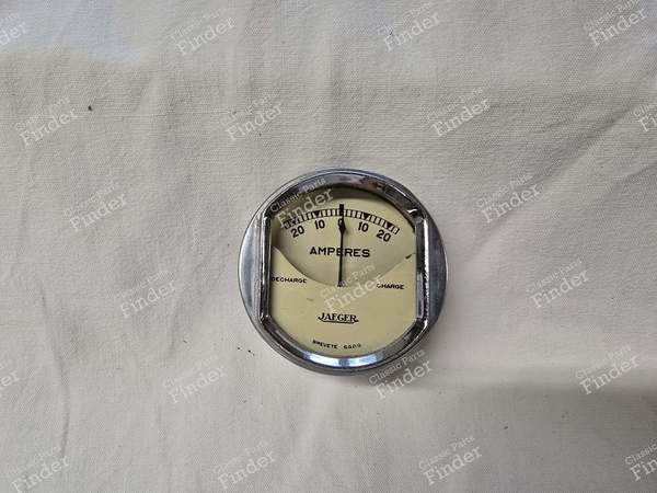 Ampèremetre Jaeger white background - DELAGE D 6-3 Litres 