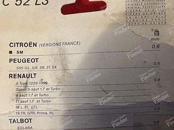 Lot de 6 bougies de démarrage - CITROËN SM - C52LS- 4