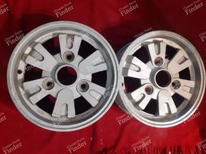 2 Leichtmetallfelgen Amil B13 für RENAULT 5 / 7 (R5 / Siete)