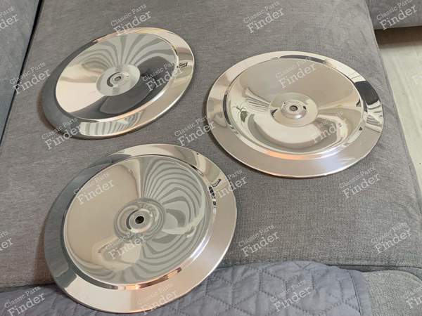 3 Chrome wheel covers - RENAULT 8 / 10 (R8 / R10) - 1