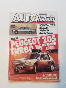 Autohebdo - BMW 5 (E28) - #445 - 8 novembre 1984- thumb-0