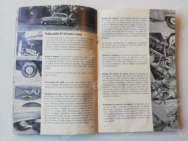 Wartungshandbuch - OPEL Olympia Rekord - OM-5317-F- 3