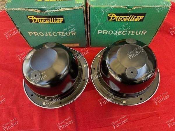 Pair of complete headlights - PEUGEOT 203 - Isoroute 413- 9