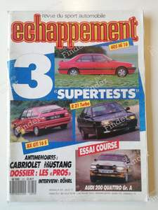 Revue 'Echappement' - Juillet 1987 - PEUGEOT 405 / Pars / Khazar