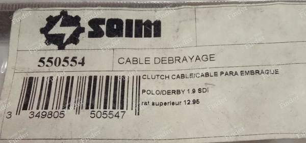 Câble de débrayage ajustage manuel - VOLKSWAGEN (VW) Polo / Caddy - 550554- 2