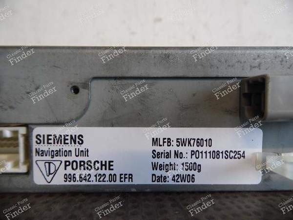 DVD NAVIGATION PLAYER - PORSCHE 996 & 986 - PORSCHE 911 (996) - 99664212200EFR équivalente à 99664212201EFR, 99664212202EFR et 99664212203EFR- 7