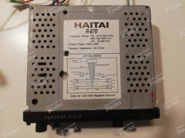 Haitai R-870 cassette car radio with drawer - PEUGEOT 205 - 6