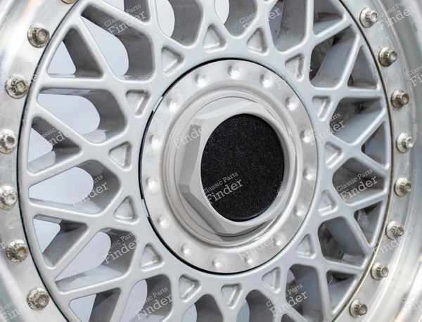 4er-Set Nabendeckel für BBS-Felgen in 15 Zoll - VOLKSWAGEN (VW) Golf I / Rabbit / Caddy / Jetta - Equiv. RJ407- 2