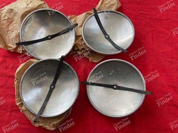 4 ID 19 sedan or station wagon aluminum bezels - CITROËN DS / ID - 5